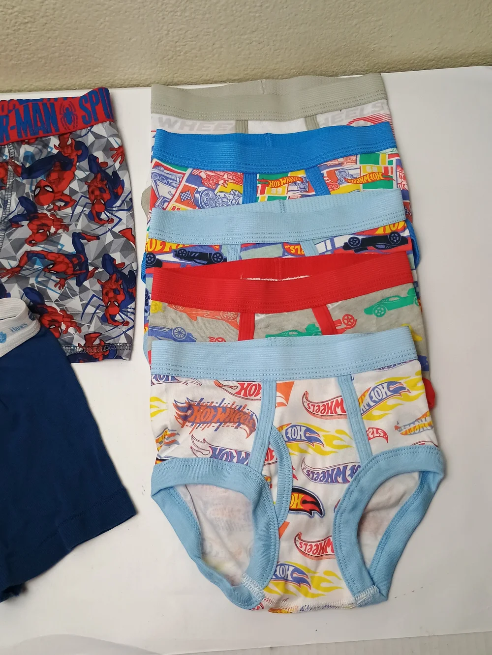 Boys Spider-Man & Assorted Character Underwear - Multicolor Pack Boys 4T Lot 7